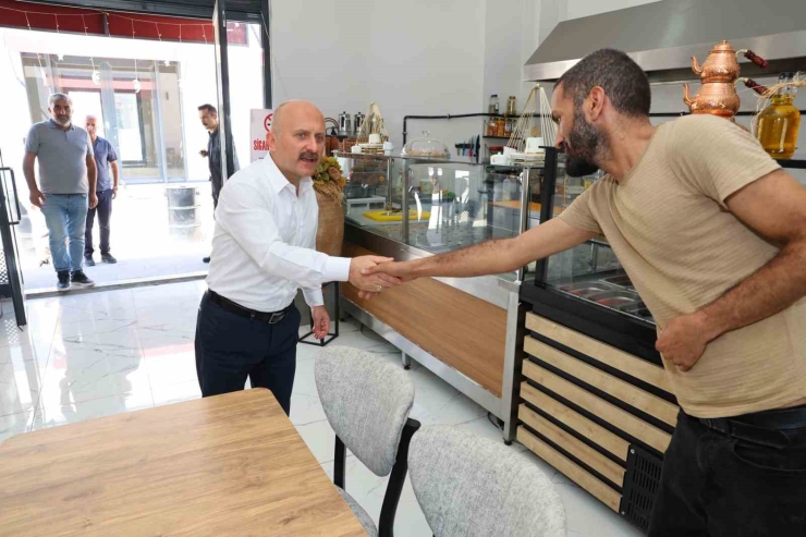 Vali Osman Varol’dan Adıyaman Ticaret Merkezine Ziyaret
