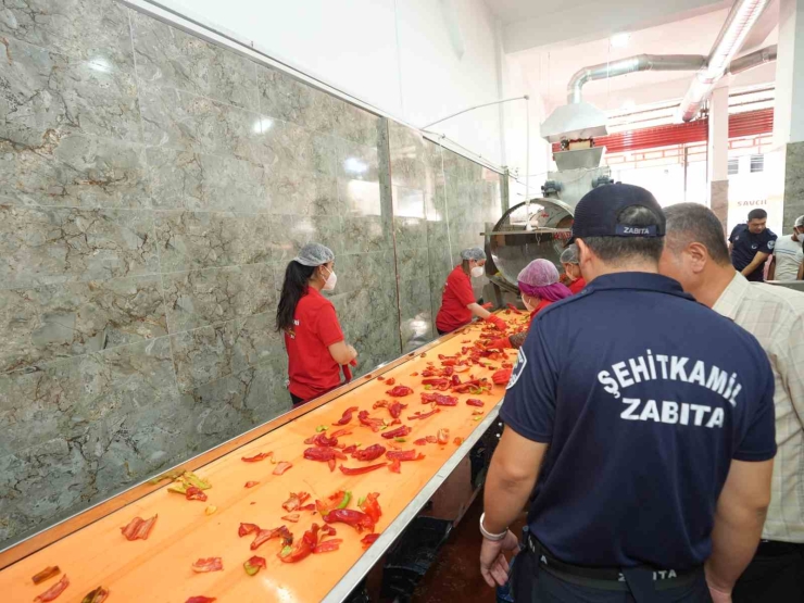 Şehitkamil’den Salça Denetimi