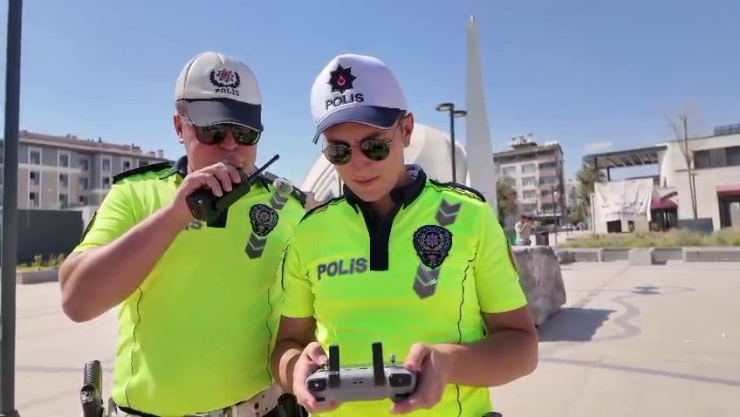 Adıyaman’da Drone Destekli Trafik Denetimi