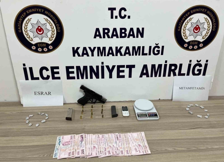Araban’da Uyuşturucu Operasyonu: 1 Gözaltı