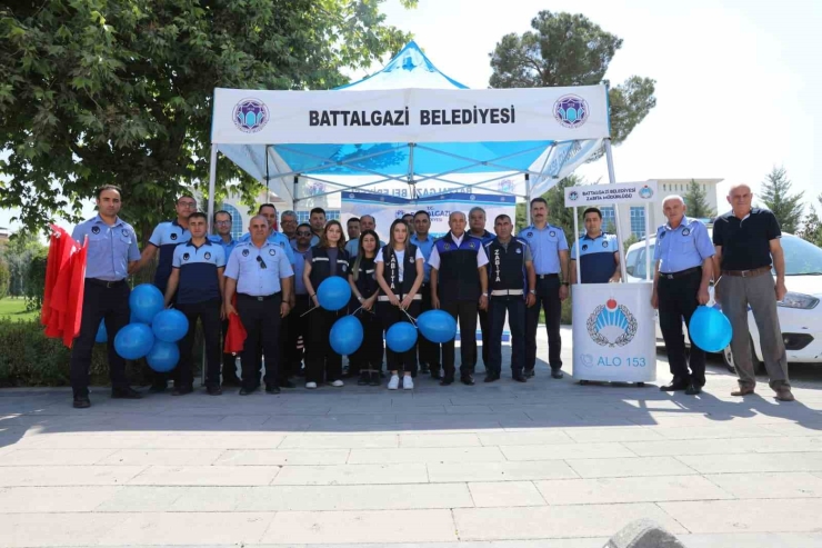 Battalgazi’de Zabıta Haftası Kutlandı