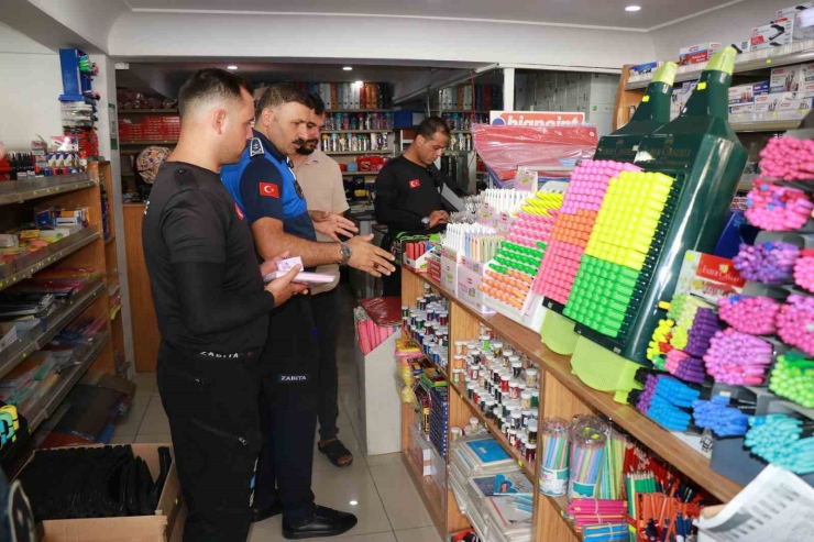 Haliliye’de Zabıtadan Kırtasiyelere Denetim
