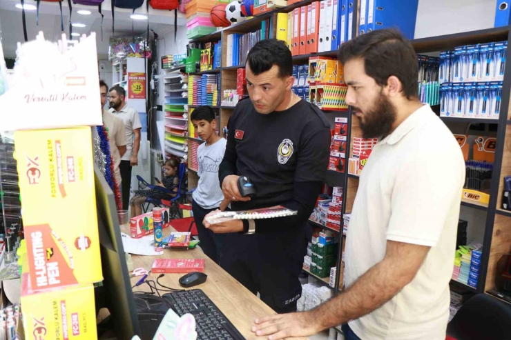Haliliye’de Zabıtadan Kırtasiyelere Denetim