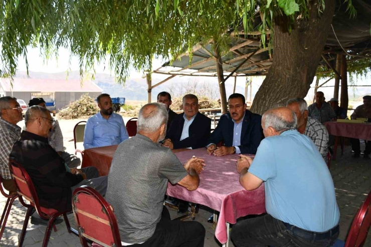 Milletvekili Tüfenkci, Doğanşehir’de Muhtarlarla Bir Araya Geldi