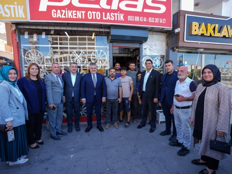 Yılmaz’dan Milletvekili Tipioğlu Ve Güler’le Gazikent’e Ziyaret