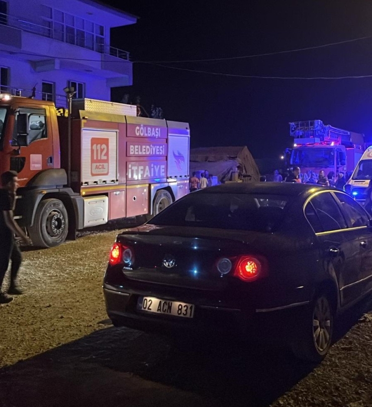İkamette Çıkan Yangında Korkuttu