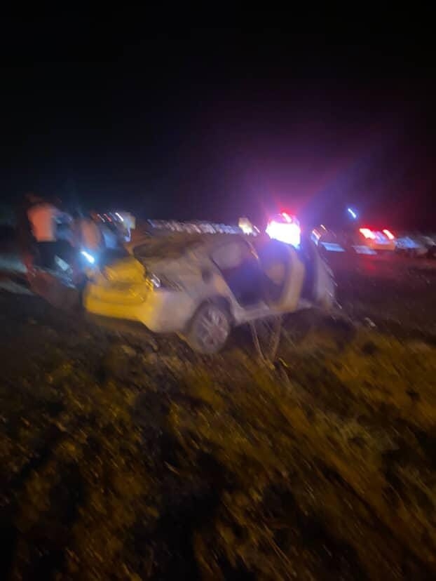 Hilvan’da Takla Atan Otomobilde 3 Kişi Yaralandı