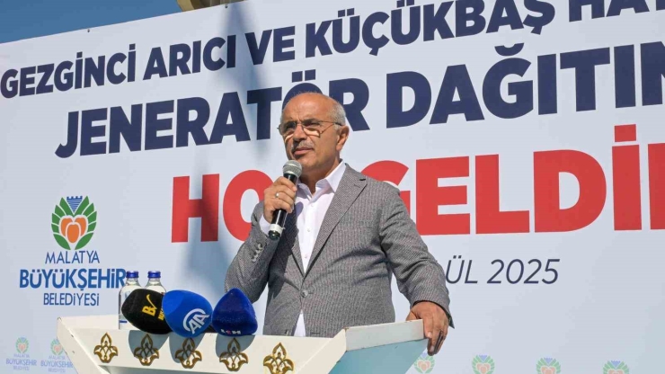 Malatya’da Üreticilere 444 Jeneratör Ve 200 Sıvat Dağıtıldı