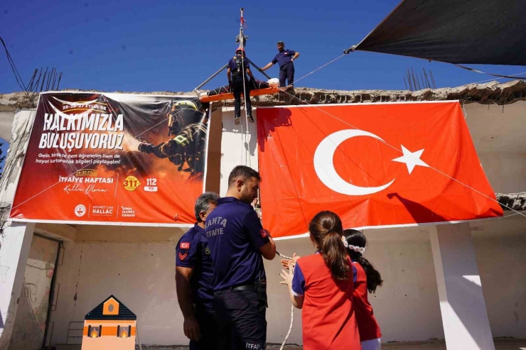 Kahta’da İtfaiye Haftası Etkinlikleri Başladı