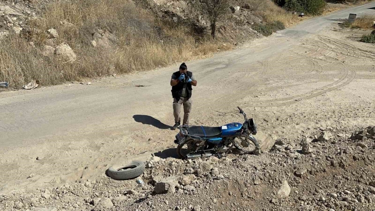 Şarampole Yuvarlanan Motosikletin Sürücüsü Ağır Yaralandı
