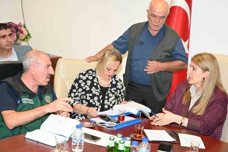 Beş İlçede Sulama Planı Yeniden Ele Alındı