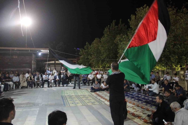 Şanlıurfa’da Sumud Filosu’na Destek Nöbeti