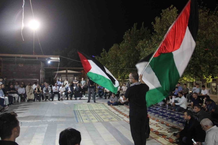 Şanlıurfa’da Sumud Filosu’na Destek Nöbeti