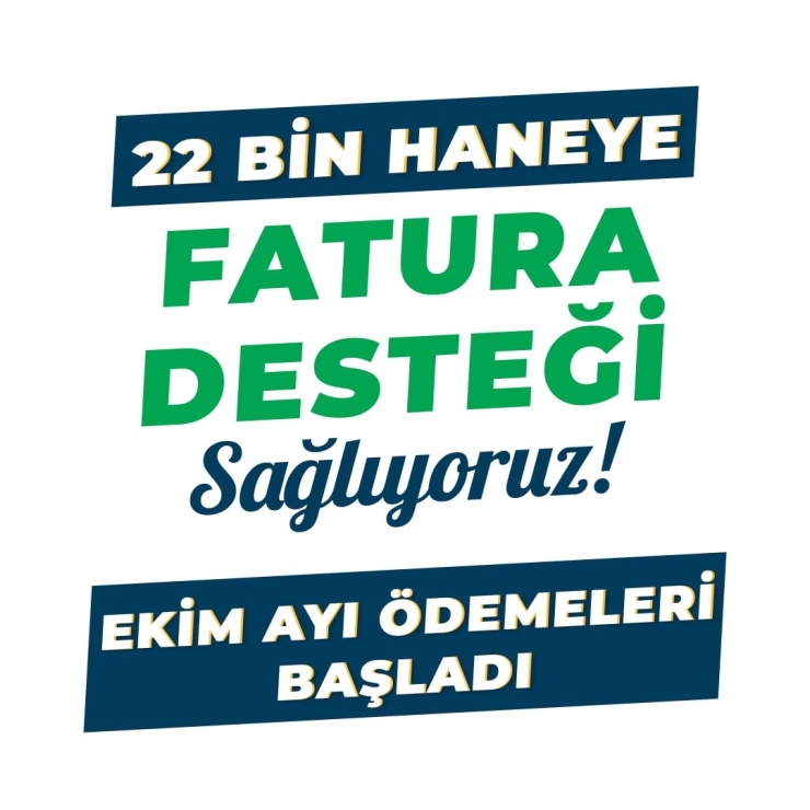 Şehitkamil’de Ekim Ayı Fatura Desteği Ödemeleri Başladı