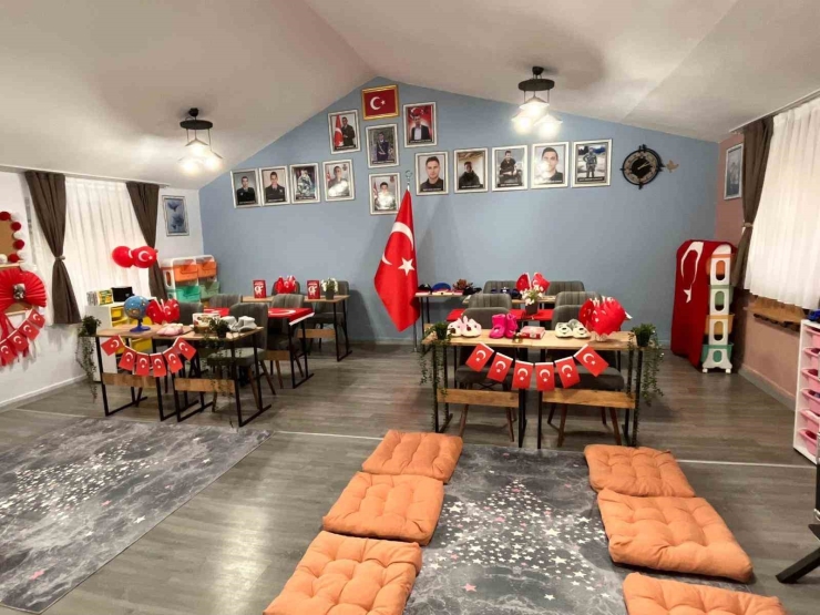 Siverek Kamışlı İlkokulu’nda Şehitlerimiz İçin Anlamlı Çalışma