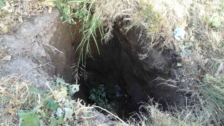 Malatya’da Kayısı Bahçesinde Obruk Oluştu