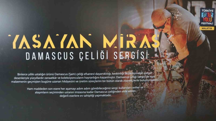 Yüzyılların Çeliği Damascus Malatya’da Ziyaretçileriyle Buluşuyor