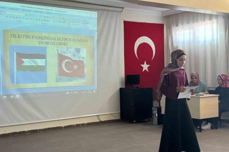 Arabanlı Öğrencilerden Gazze’ye Destek Etkinlikleri