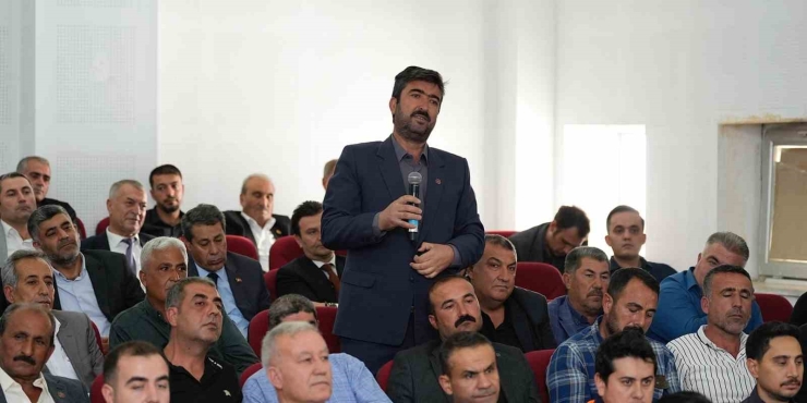 Vali Çeber İle Başkan Şahin, Arabanlı Muhtarların Taleplerini Dinledi