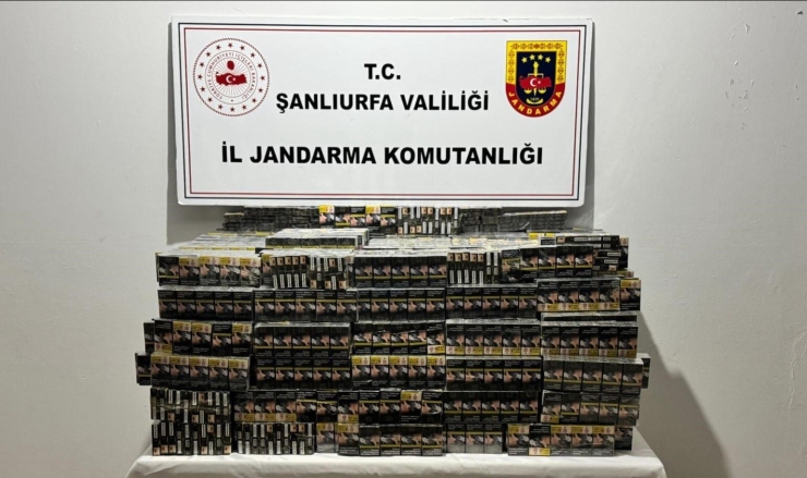 Şanlıurfa’da 7 Bin 940 Paket Kaçak Sigara Ele Geçirildi