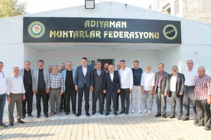 Adıyaman’da İl Protokolü Muhtarlarla Bir Aray Geldi