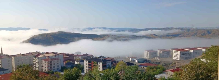 Kulp’ta Sabah Saatlerinde Sis Etkili Oldu
