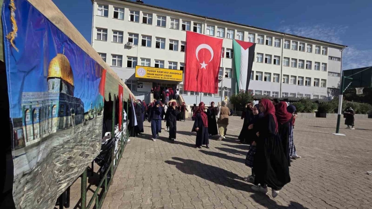 İmam Hatip Öğrencilerinden Gazze İçin Anlamlı Etkinlik