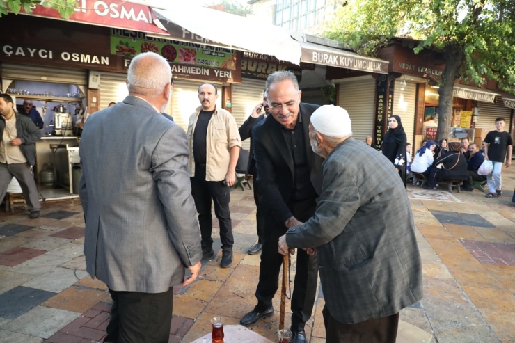 Mehmet Kuş, Haftaya Esnafla Buluşarak Başladı