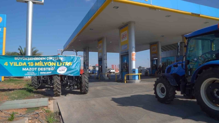 Gaziantep Büyükşehir’in Mazot Desteği Başladı