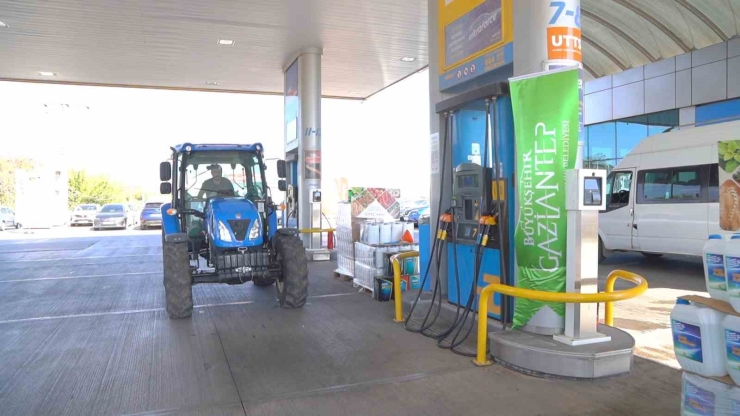 Gaziantep Büyükşehir’in Mazot Desteği Başladı