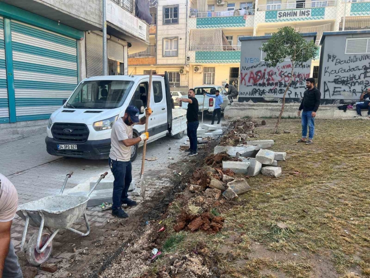 Eyyübiye’deki Parklarda Bakım Ve Yenileme Çalışması
