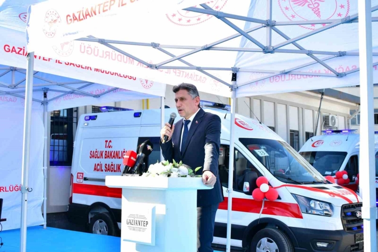 Sağlık Bakanlığı’ndan Gaziantep’e 16 Yeni Ambulans