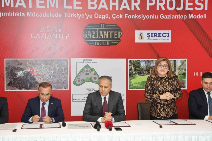 Bakan Yerlikaya’nın Katılımıyla Türkiye’de İlk Olacak Amatem’le Bahar Projesi İçin İmzalar Atıldı