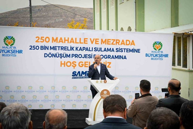 Akçadağ’da 21 Bin Dekarlık Alana Sulama Desteği