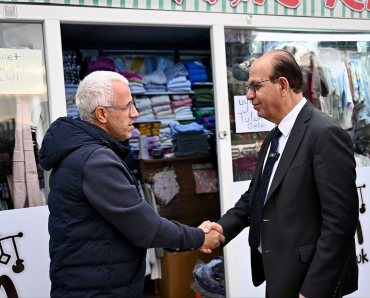 Başkan Geçit, Esnafın Görüş Ve Taleplerini Yerinde Değerlendirdi