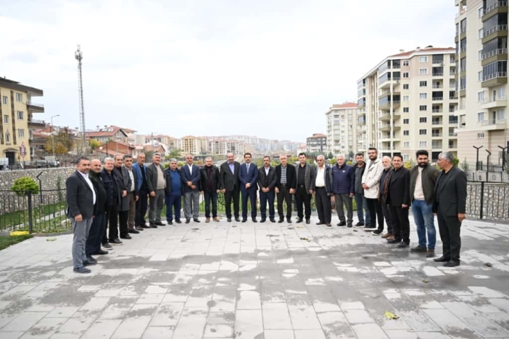 Başkan Taşkın, Tamamlanan Projeleri Teşkilatla İnceledi