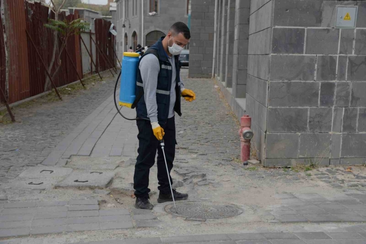 Diyarbakır’da Haşerelere Karşı Kışlak İlaçlamanın Startı Verildi