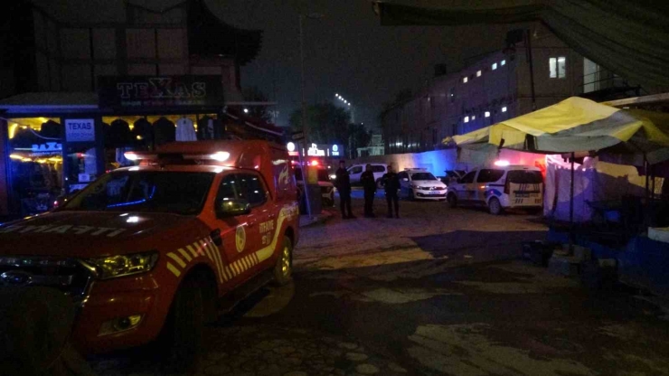 Malatya’da Konteyner Çarşıda Yangın: 1 Yaralı