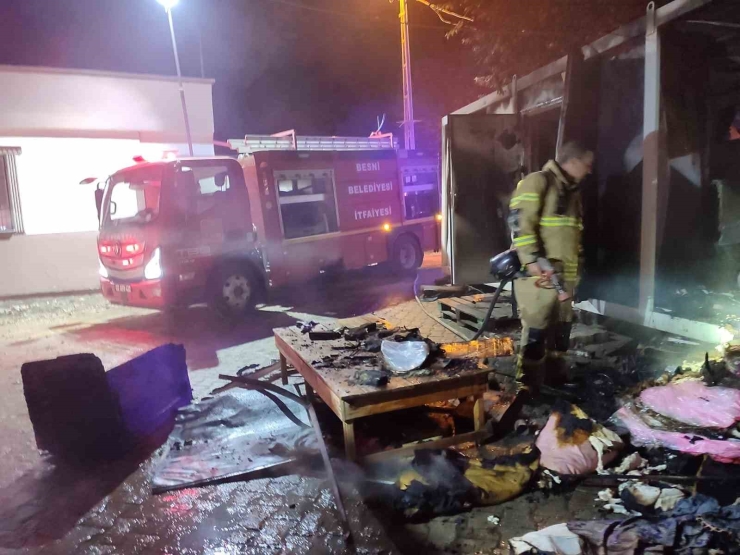 Adıyaman’da Yangın Can Aldı