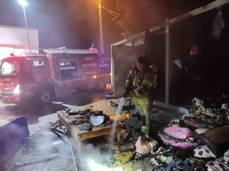 Adıyaman’da Yangın Can Aldı