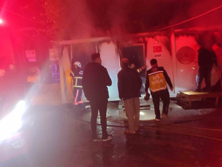 Adıyaman’da Yangın Can Aldı