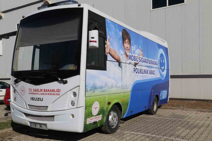 Diyarbakır’da Mobil Sigara Bırakma Polikliniği Hizmete Başladı