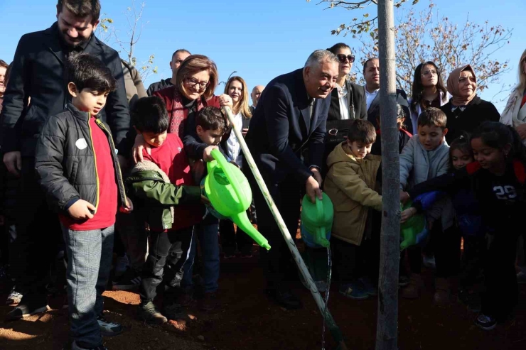 Gaziantep Büyükşehir’in Yeşilantep Projesi İle Şehir Merkezi Ağaçlanıyor