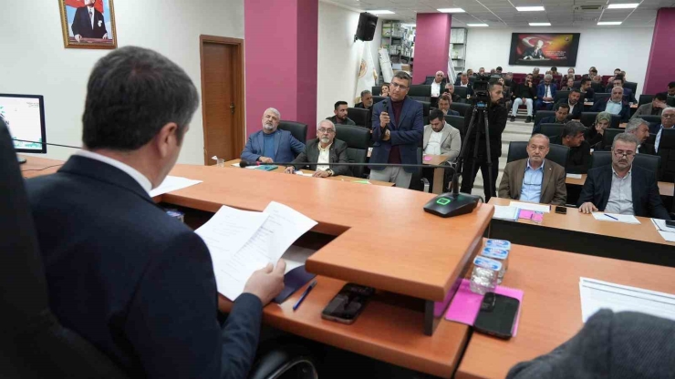 Adıyaman Belediyesi Aralık Ayı Meclis Toplantısı Yapıldı