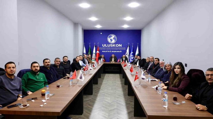 Uluskon Malatya’dan Tkdk İle Stratejik Görüşme
