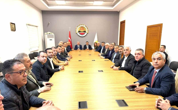 Bakan Yardımcısı Gürcan, Desob Başkanı Ebedinoğlu İle Bir Araya Geldi