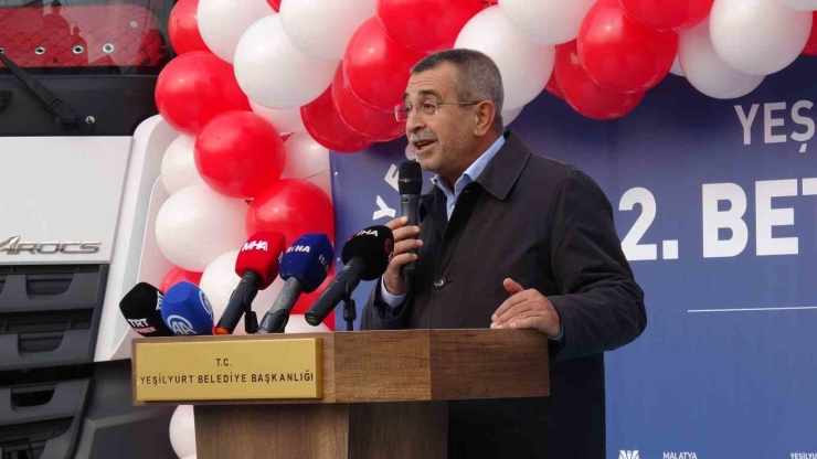 Malatya’da 70 Milyon Tl’lik Beton Santrali Hizmete Açıldı