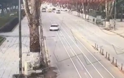 Drift Yapan Sürücü Kameralara Yakalandı