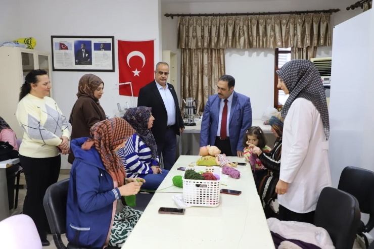 Müdür Bilici, Çatom’da İncelemelerde Bulundu