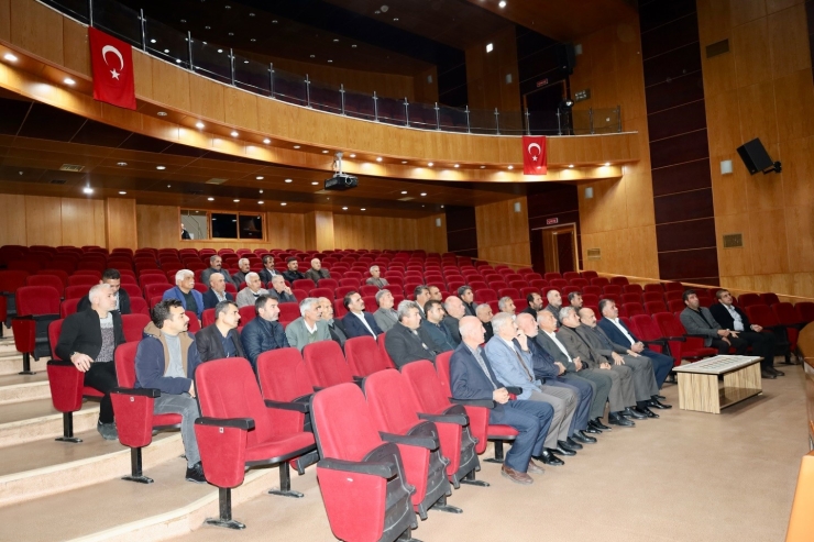 Recep İçme Suyu İçin Geniş Katılımlı Bilgilendirme Toplantısı Düzenlendi